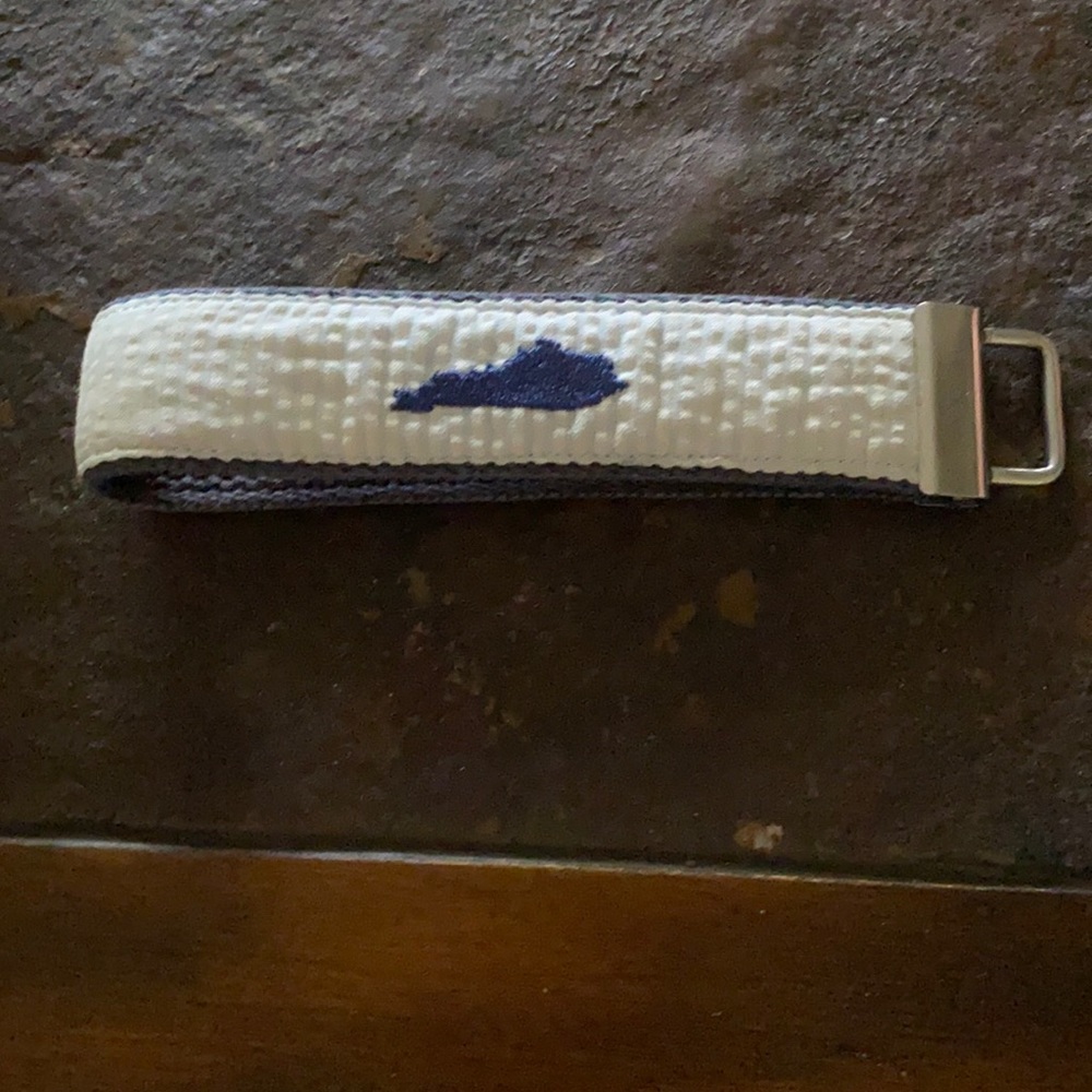 KY key fob. Fabric is seersucker. - Picture 1 of 2
